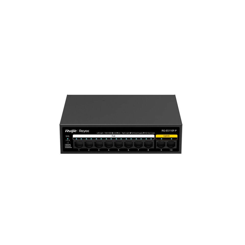 Ruijie RG-ES110F-P 10 Port PoE Switch