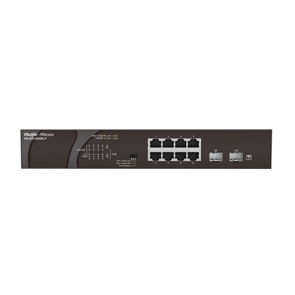 Ruijie RG-ES110GDS-P 10 Port Gigabit PoE Switch