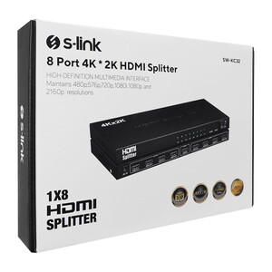 S-Link SW-KC32 8 Port 4Kx2K Hdmi Splitter #4