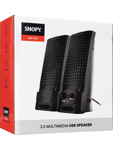 Snopy SN-510 2.0 Siyah USB Speaker #5